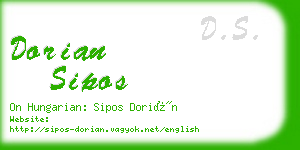 dorian sipos business card
